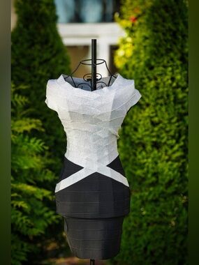 Colorblock Bandage Dress